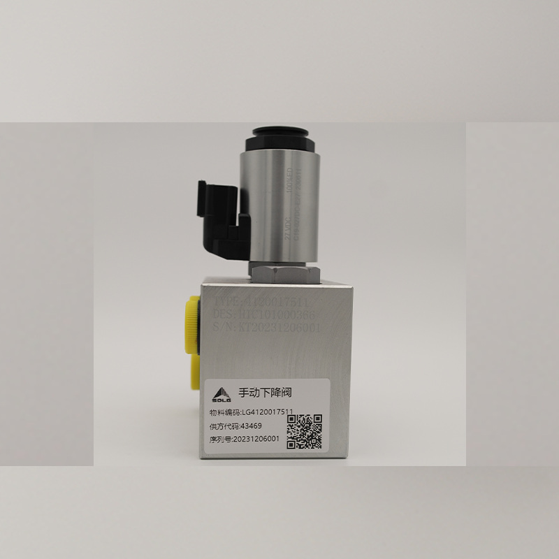 Manual descending hydraulic valve