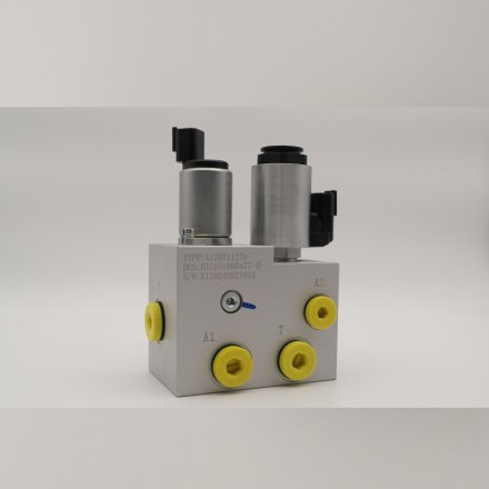 Two solenoid valves